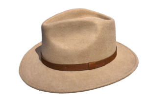 Village Hats Chapeau Haut de Forme en Laine Feutrée Vert Denton